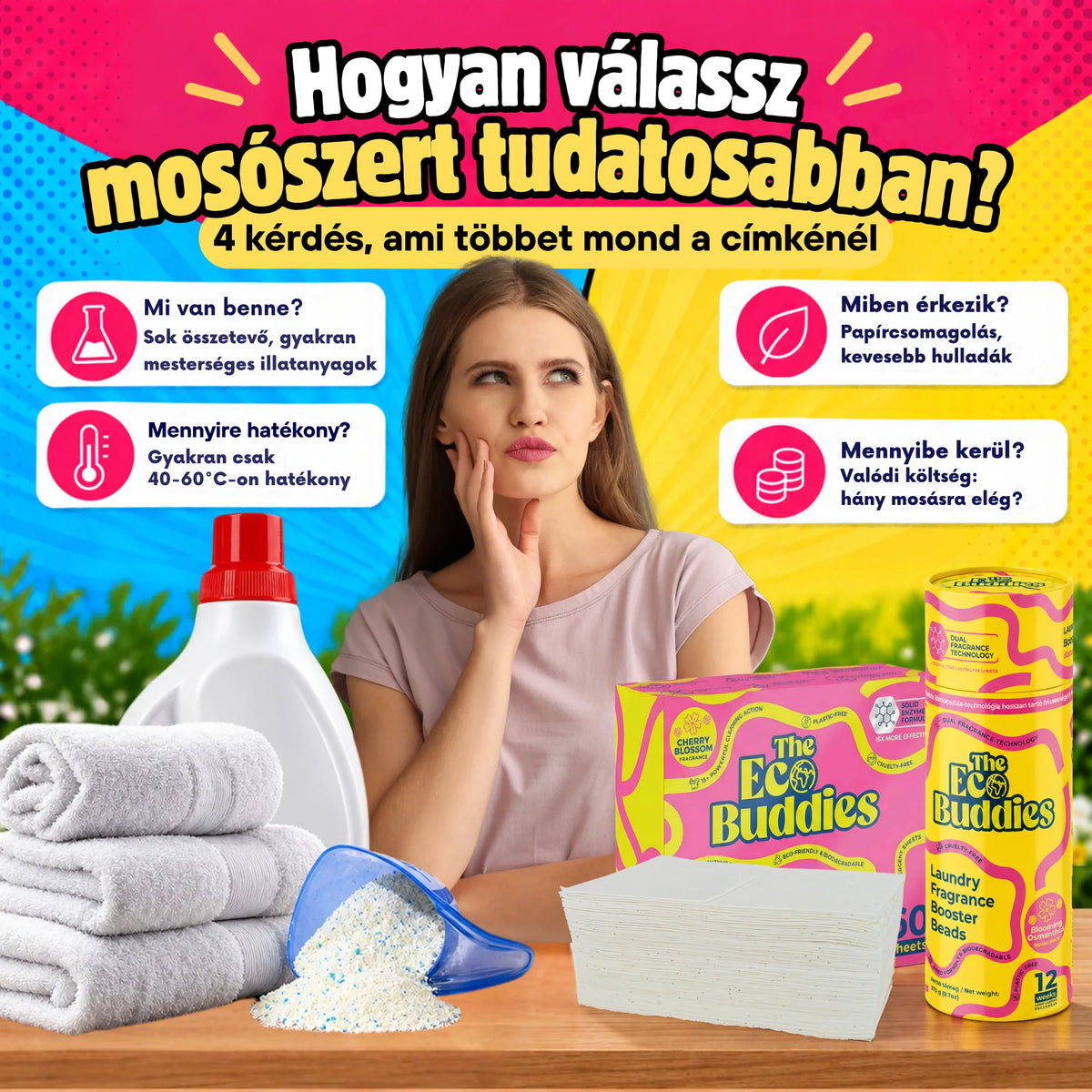 Hogyan válassz mosószert? 4 kérdés, ami többet mond a címkénél